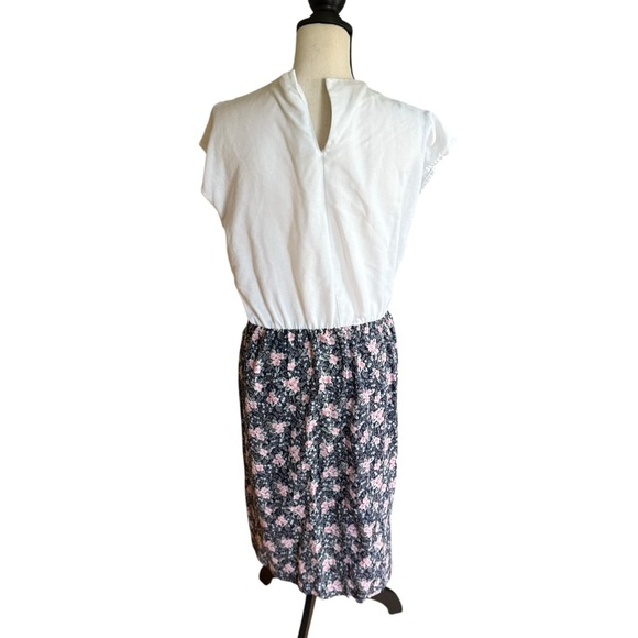 Vtg Moon Dance Womens 2 piece set Floral Print Dress & Blazer Size 16 Cottage - Picture 6 of 10